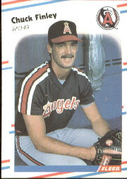1988 Fleer Baseball Cards      489     Chuck Finley